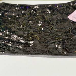 Sparkly Black Sequin Skirt xl nwt